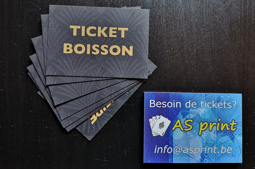 Tickets boissons A8 soirée rhétos bastogne